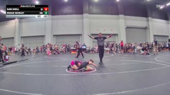 68 lbs Round 2 (4 Team) - Sam Shell, MF Purge vs Drake Worley, Rabbit Wrestling Club