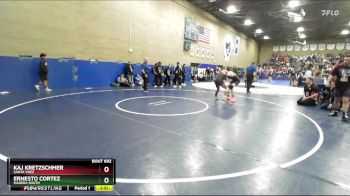 165 lbs Champ. Round 3 - Kaj Kretzschmer, Santa Ynez vs Ernesto Cortez, Madera South