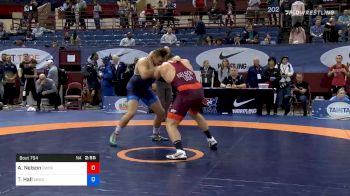 125 kg Quarterfinal - Anthony Nelson, Gopher Wrestling Club - RTC vs Tanner Hall, Sunkist Kids Wrestling Club