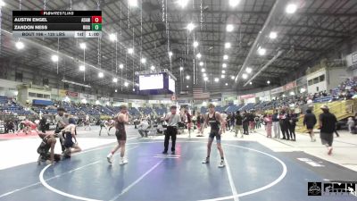 120 lbs Consi Of 8 #2 - Austin Engel, Adams Central vs Zandon Ness, Ridge WC