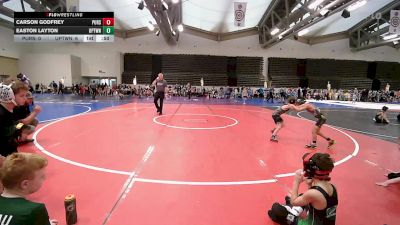 47 lbs Rr Rnd 1 - Carson Godfrey, Pursuit Wrestling Academy vs Easton Layton, Upper Township