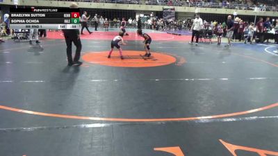 41 lbs Rr Rnd 1 - Braelynn Sutton, Kennedyville vs Sophia Ochoa, Halethorpe