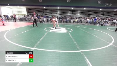 144 lbs Consi Of 64 #1 - Riley Gutierrez, NJ vs Ronny Marlow, GA