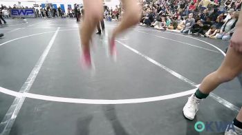 75/85 lbs Semifinal - Hensley Jarman, Pauls Valley Panther Pinners vs Dixie Doiron, Little Axe Takedown Club