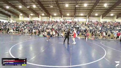 138 lbs Quarterfinal - Cooper Blackett, UT vs Marcos Torrez, WA