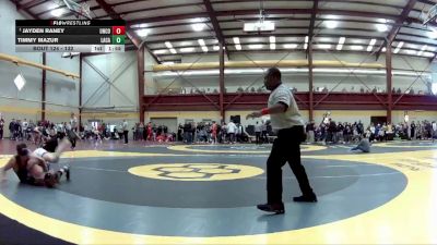 132 lbs Champ. Round 2 - Jayden Raney, Union County vs Timmy Mazur, Lake Catholic