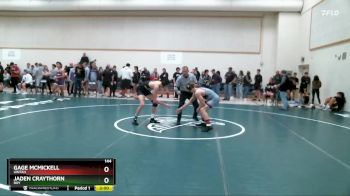144 lbs Champ. Round 2 - Gage Mcmickell, Uintah vs Jaden Craythorn, Roy