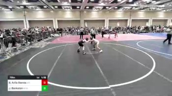 78 lbs Quarterfinal - Brandon Avila Ramos, Atc vs Jack Bankston, NexGen WC