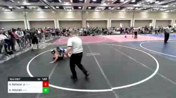 130 lbs Semifinal - Adam Baltazar Jr, Elite Force WC vs Akeem Mitchell, NM Gold