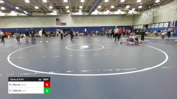 157 lbs Consi Of 8 #1 - Nick Marck, Coast Guard vs Caiden Talento, Johnson & Wales