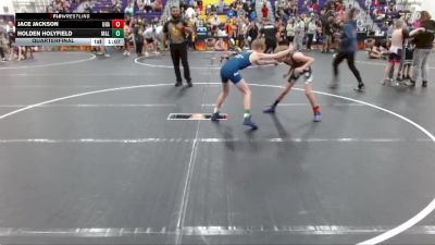 80 lbs Quarterfinal - Jace Jackson, Unaffiliated vs Holden Holyfield, Legacy Elite Wrestling