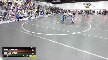 215 lbs Cons. Round 4 - Luke Dettmann, Wisconsin Lutheran vs Michael Upson, Random Lake