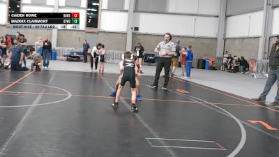 69-72.2 lbs Champ. Round 3 - Maddix Clairmont, Grangeville Youth Wrestling Club vs Caiden Rowe, Bethel AllStars Wrestling Club