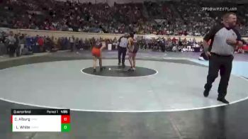 120 lbs Quarterfinal - Lolise White, Norman vs Chanelle Alburg, Union