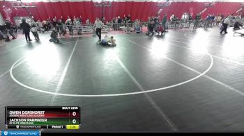 100 lbs Semifinal - Owen Dorshorst, Askren Wrestling Academy vs Jackson Parmater, DC Elite Wrestling