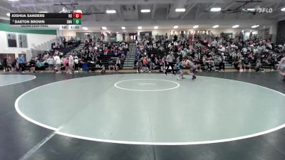 96 lbs Quarterfinal - Joshua Sanders, Red Cobra vs Daeton Brown, Shelton Wrestling Academy