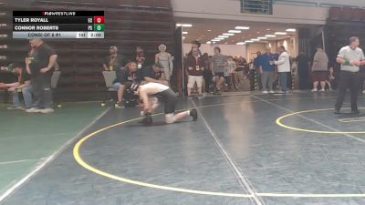 126 lbs Consi Of 8 #1 - Tyler Royall, East Clarendon vs Connor Roberts, Philip Simmons