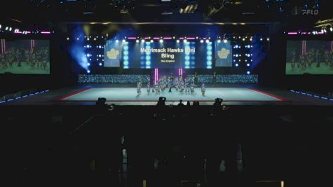 Show Cheer 2 - Merrimack Hawks Mini Bling [2025 Mitey Mite Day 1] 2025 Pop Warner National Cheer & Dance Championship
