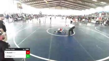 54 lbs Quarterfinal - Tate Russell, ReZults Wrestling vs Isaac Ortega, Desert Dogs WC