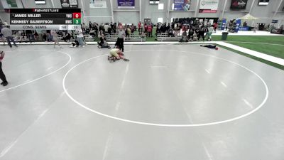 Masters D - 100 lbs Cons. Semis - James Miller, Vici Wrestling Club vs Kennedy Gilbertson, Mustang Wrestling Club