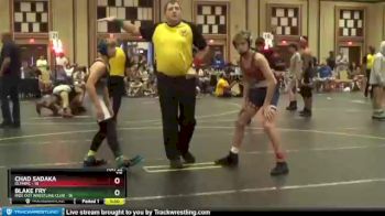 115 lbs Quarterfinals (8 Team) - Chad Sadaka, Olympic vs Blake Fry, Ride Out Wrestling Club