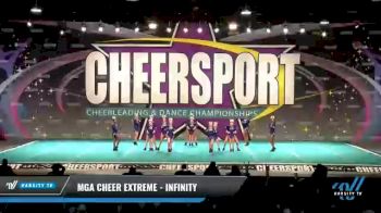 MGA Cheer Extreme - Infinity [2021 L1 Junior - D2 - Small - B Day 2] 2021 CHEERSPORT National Cheerleading Championship