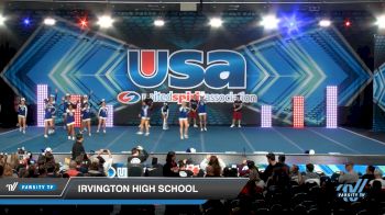 Irvington High School [2019 Small Varsity Show Cheer Novice (6-12) Day 1] 2019 USA Spirit Nationals