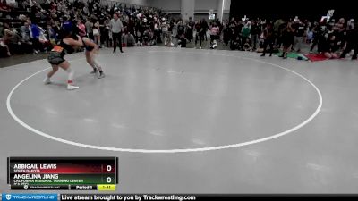 155 lbs Champ. Round 3 - Angelina Jiang, California Regional Training Center (CA RTC) vs Abbigail Lewis, South Dakota