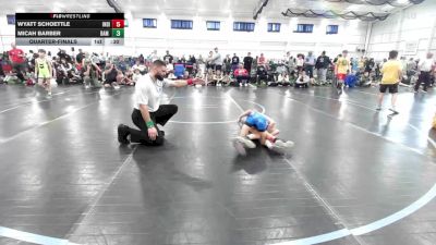 64 lbs Quarterfinal - Cain Hampton, Indiana Outlaws-EL vs Bowen Williams, BAM Training Center-EL