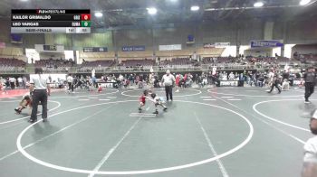 46 lbs Semifinal - Kailor Grimaldo, Grizzly Bear vs Leo Vargas, Dumas WC
