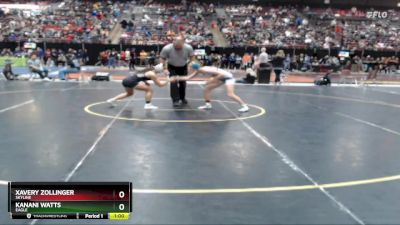 107 lbs Cons. Round 2 - Xavery Zollinger, Skyline vs Kanani Watts, Eagle