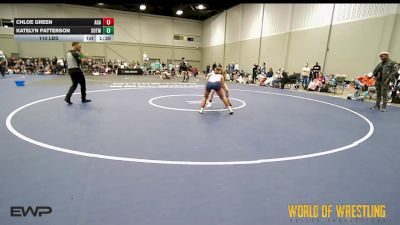 110 lbs Rr Rnd 4 - Chloe Green, Aztec Lady Warriors vs Katelyn Patterson, SOTM OK 7-12 1
