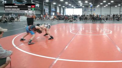 84 lbs Round 3 (12:30pm Saturday) - Grayden Paris, POWA vs Korbin Kiessling, PA USA