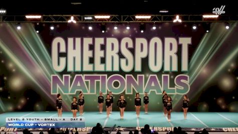 World Cup - Vortex [2026 L2 Youth - Small - A Day 2] 2026 CHEERSPORT National All Star Cheerleading Championship