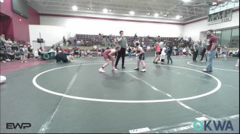 100 lbs Rr Rnd 3 - Colt Inguarm, Ponca City Wildcat Wrestling vs Ellie Carter, Perry Wrestling Academy