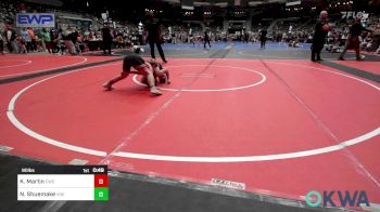 90 lbs Rr Rnd 3 - Kohen Martin, Claremore Wrestling Club vs Noah Shuemake, Viking Wrestling Club
