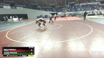 6A-120 lbs Cons. Semi - Nico Farinola, Lincoln vs Ryder Sprague, West Linn