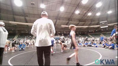80 lbs Consi Of 4 - Dayton Rice, Prime Wrestling vs Cyrus Baker, Harrah Little League Wrestling