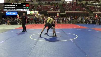 145 lbs Semifinal - Tyson Taylor, Coyote Wrestling Club vs Jayce Kolendich, Spartan Youth Wrestling Club
