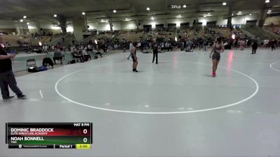 120 lbs Cons. Round 2 - Dominic Braddock, Elite Wrestling Academy vs Noah Bonnell, TWC