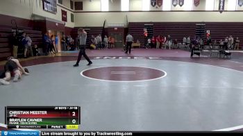 JV-18 lbs Quarterfinal - Braylen Cavner, Prairie, Cedar Rapids vs Christian Meester, AP-GC