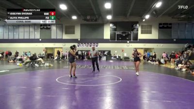 190 lbs Cons. Semi - Aliya Phillips, Prairie, Cedar Rapids vs Joslynn Dvorak, Waterloo West