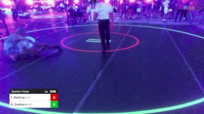 132 lbs Quarterfinal - Talon Belding, Beatrice WC vs Antonio Guebara, Maize WC