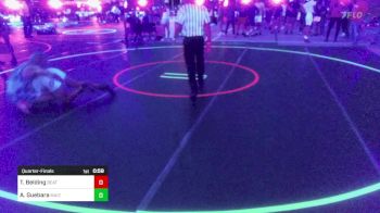 132 lbs Quarterfinal - Talon Belding, Beatrice WC vs Antonio Guebara, Maize WC