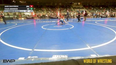 115 lbs Consi Of 16 #2 - Gage Southwick, Sanderson Wrestling Academy vs Calib Anderson, Cowboy Wrestling Club