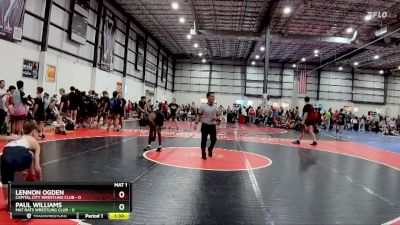 106 lbs Placement Matches (8 Team) - Lennon Ogden, CAPITAL CITY WRESTLING CLUB vs Paul Williams, MAT RATS WRESTLING CLUB