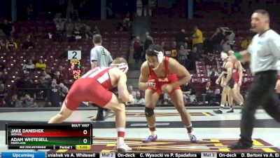 157 lbs Quarterfinal - Jake Danishek, Indiana vs Adam Whitesell, Maryland