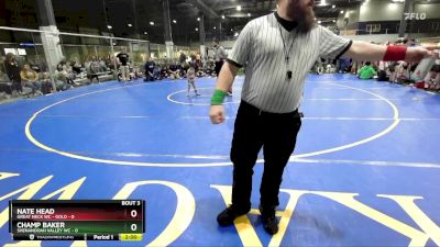 45 lbs Round 1 (6 Team) - Nate Head, GREAT NECK WC - GOLD vs Champ Baker, SHENANDOAH VALLEY WC