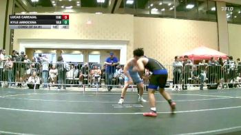 144 lbs Consi Of 64 #1 - Lucas Careajal, Temecula Valley HS vs Kyle Arrocena, Valhala WC