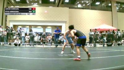 144 lbs Consi Of 64 #1 - Lucas Careajal, Temecula Valley HS vs Kyle Arrocena, Valhala WC